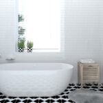 A beautifully renovated bathroom showcasing the possibilities of bathroom remodeling.