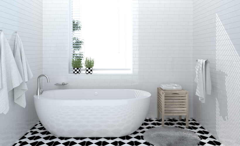 A beautifully renovated bathroom showcasing the possibilities of bathroom remodeling.